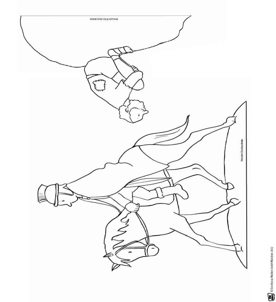 Sankt Martin. Erzählschienen-Figurenset