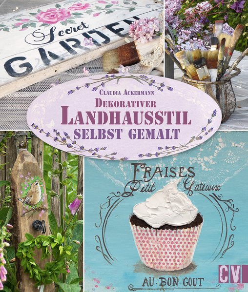 Dekorativer Landhausstil selbst gemalt Dekorativer Landhausstil selbst gemalt