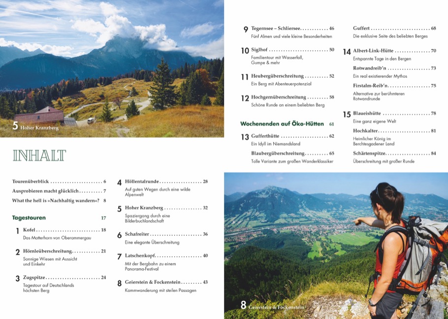 Green Hiking – 36 Touren in den Bayerischen Hausbergen