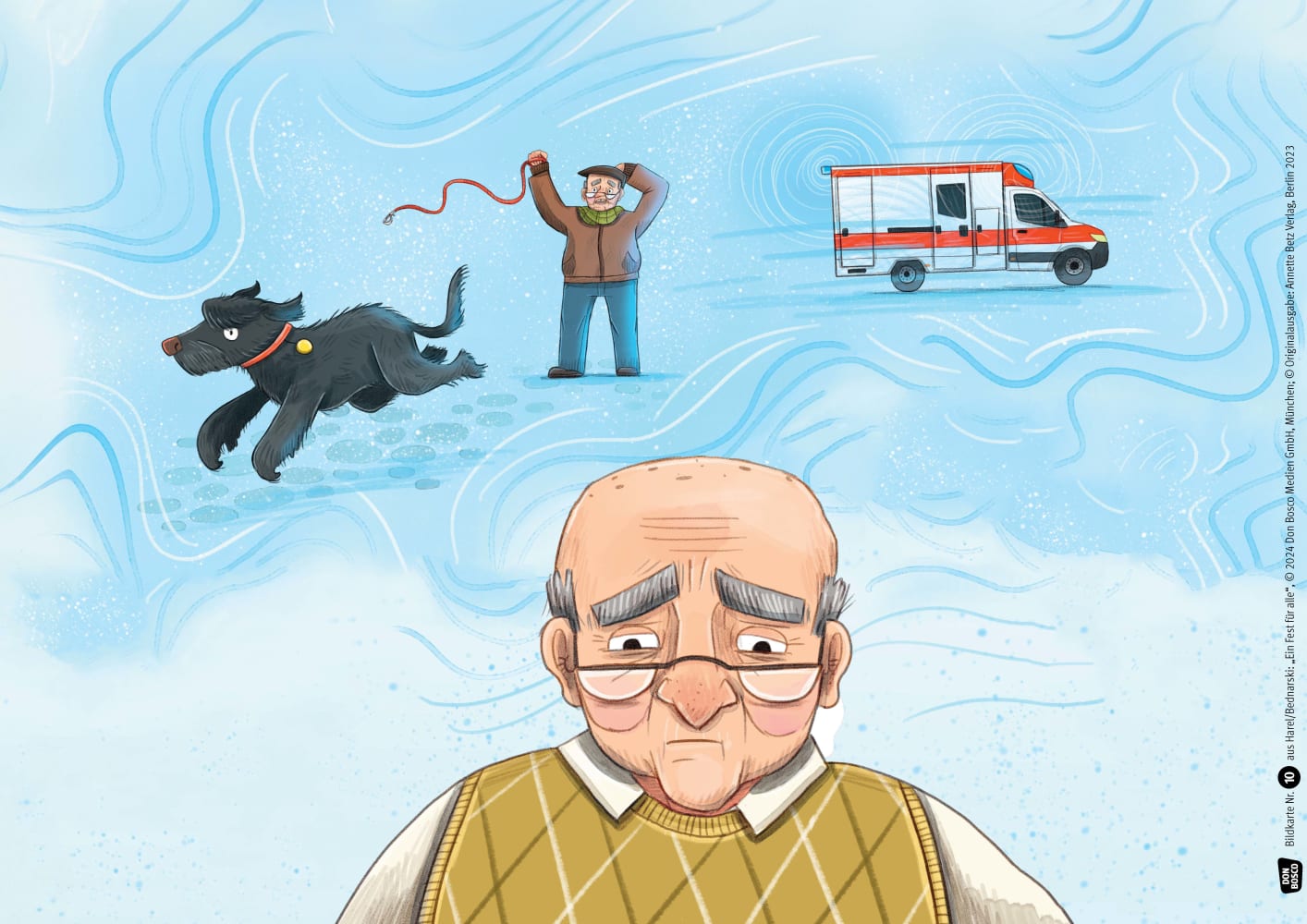 Ein Fest für alle. Schneinachten in der Nachtigallstraße. Kamishibai Bildkartenset