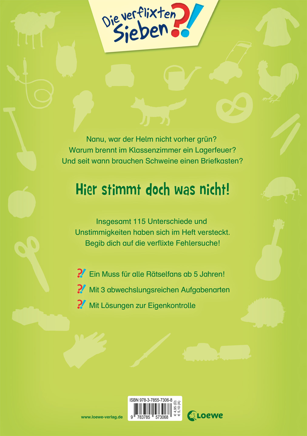 Die verflixten Sieben - Mein großes Fehler-Such-Buch