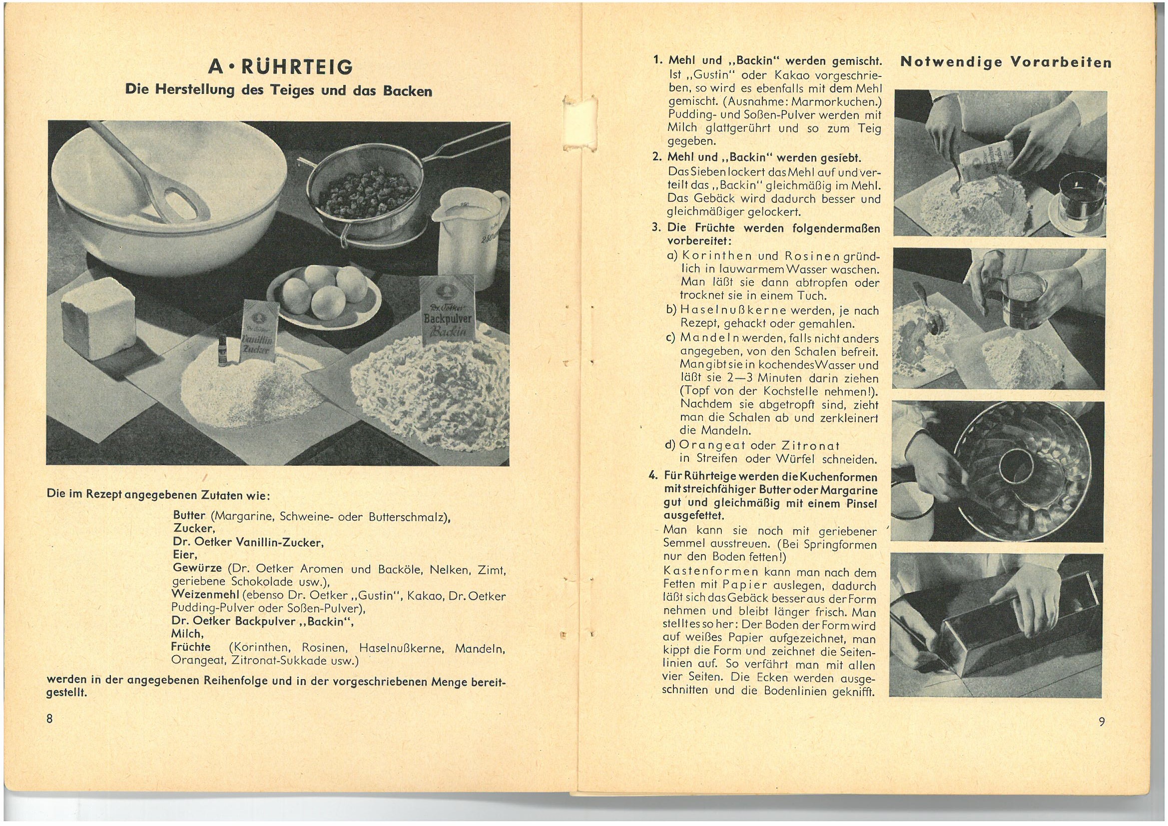 Backen macht Freude - Reprint 1952