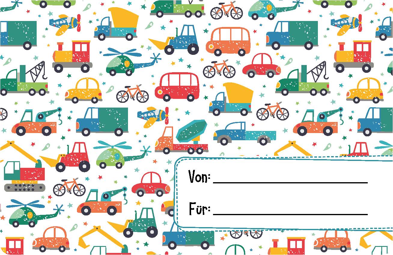 50 Karten von Punkt zu Punkt - Fahrzeuge