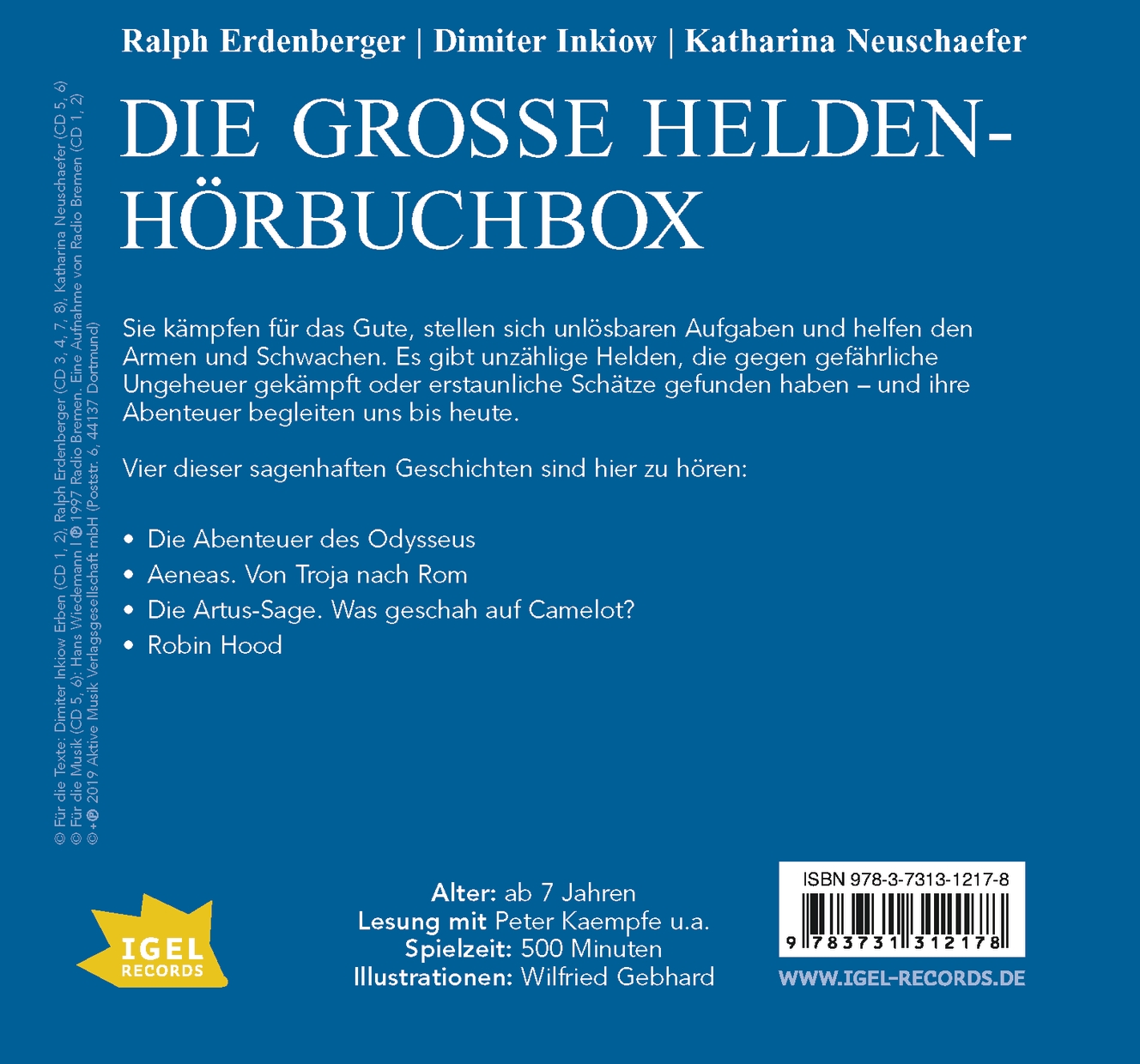 Die große Helden-Hörbuchbox (Audio-CD)