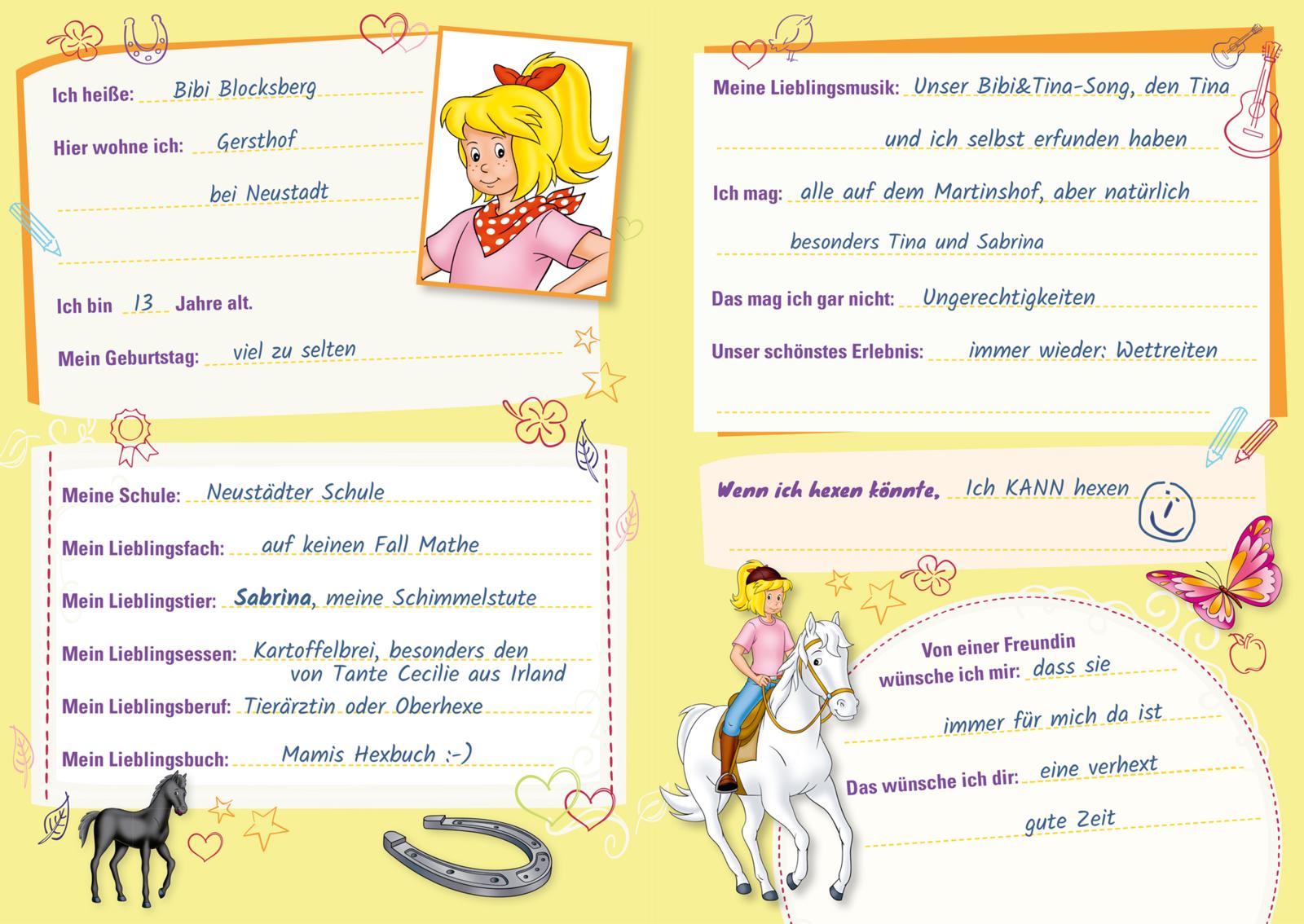 Bibi & Tina: Mein Freundschaftsbuch Bibi & Tina: Mein Freundschaftsbuch