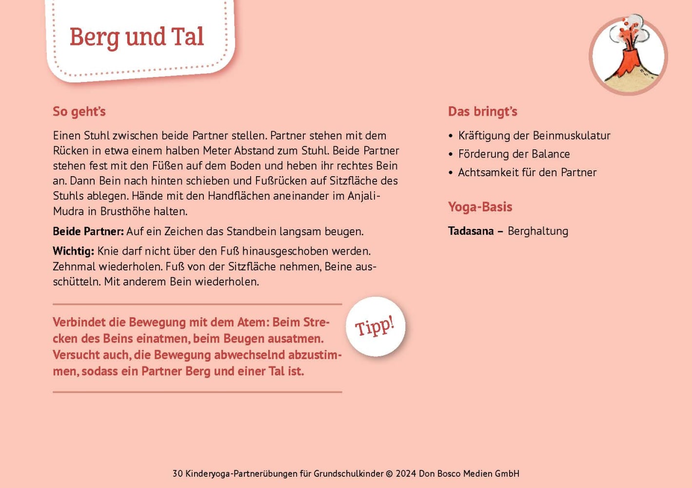 30 Kinderyoga-Partnerübungen für Grundschul-Kinder