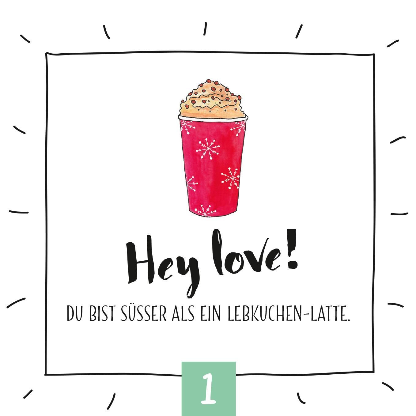Hey love! Mit dir ist jeder Tag wie Weihnachten Hey love! Mit dir ist jeder Tag wie Weihnachten