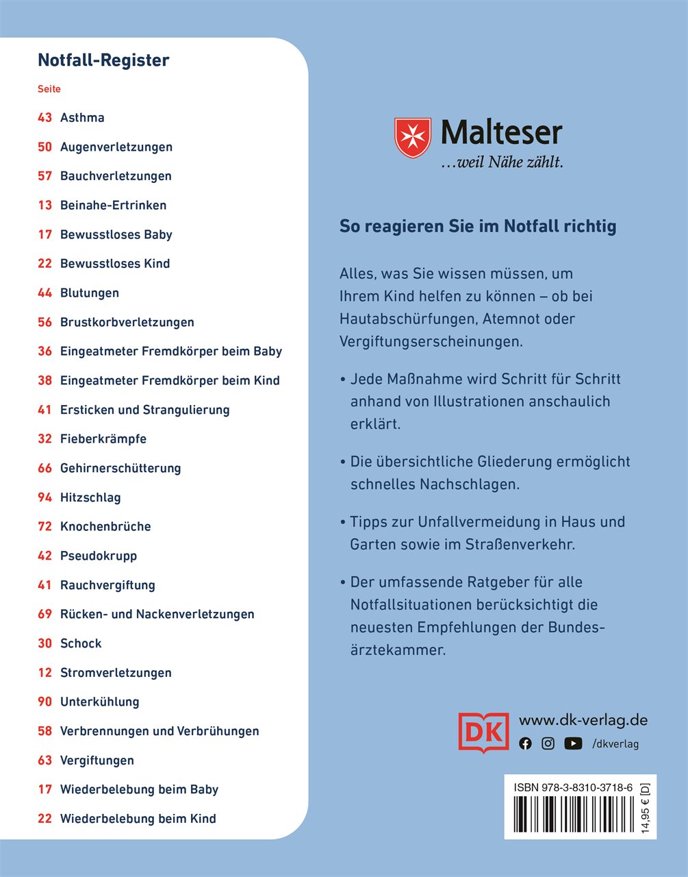 Erste Hilfe für Babys und Kinder