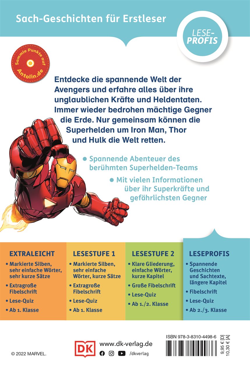 SUPERLESER! MARVEL Avengers Die Superhelden retten die Welt