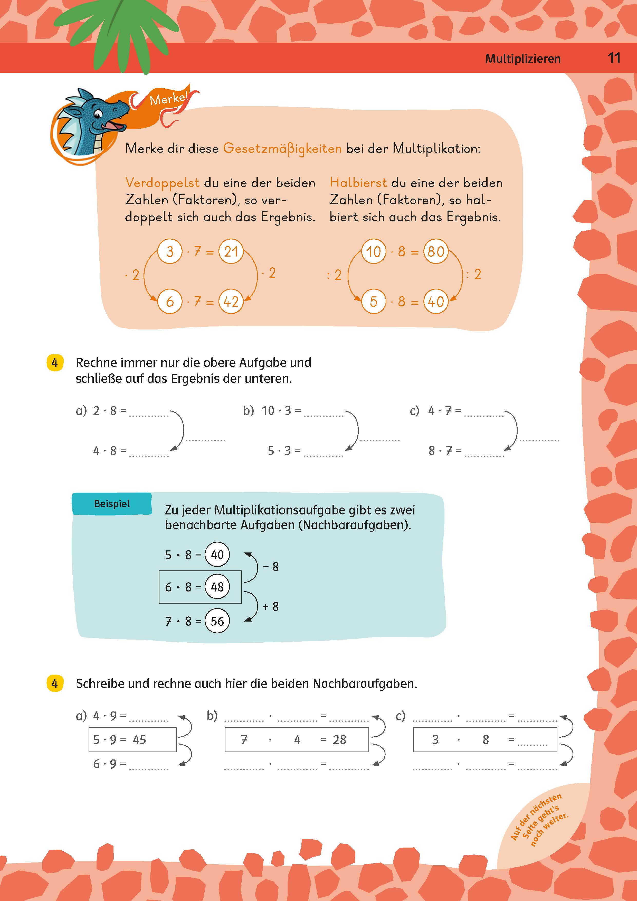 Klett Team Drachenstark: Das große Trainingsbuch Mathe 3. Klasse