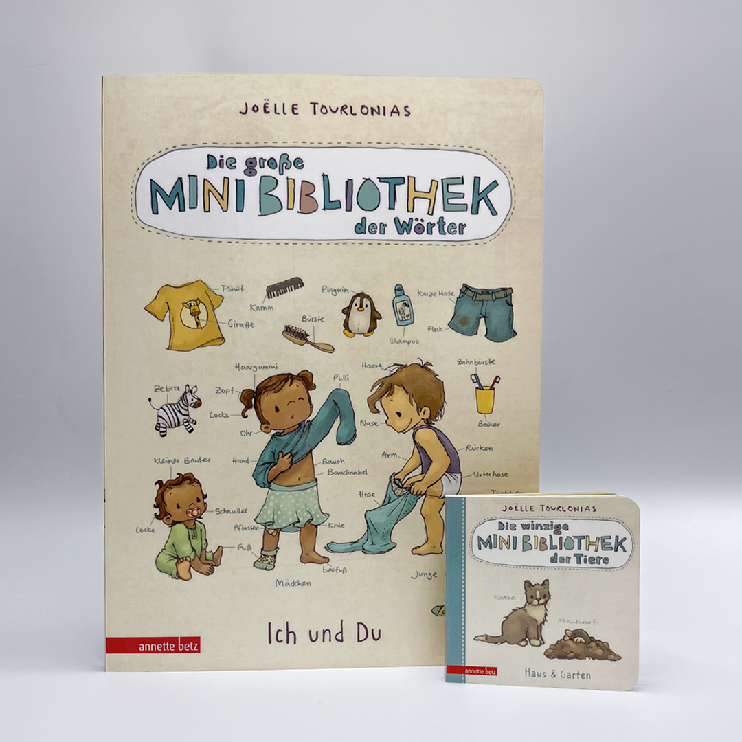 Die winzige Mini-Bibliothek der Tiere (Die Mini-Bibliothek der Wörter, Bd.)