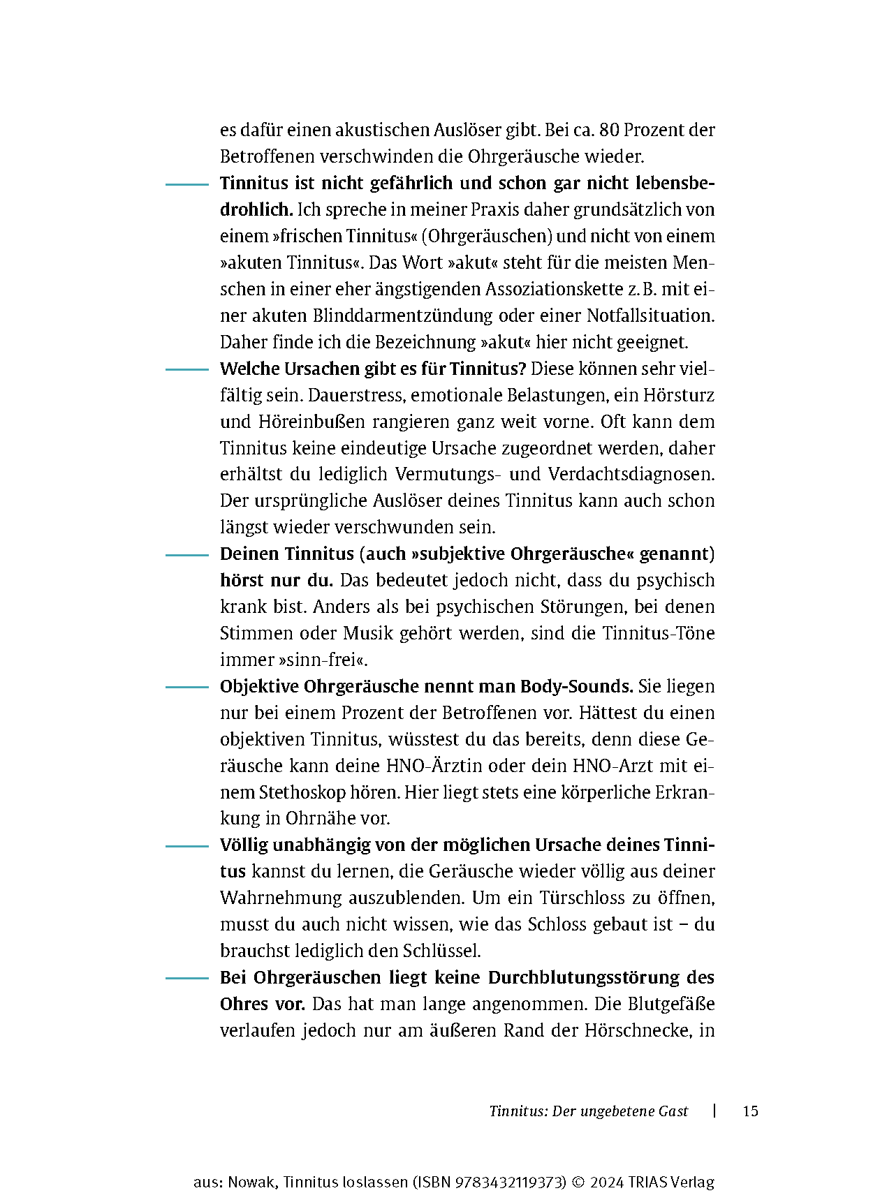 Tinnitus loslassen Tinnitus loslassen