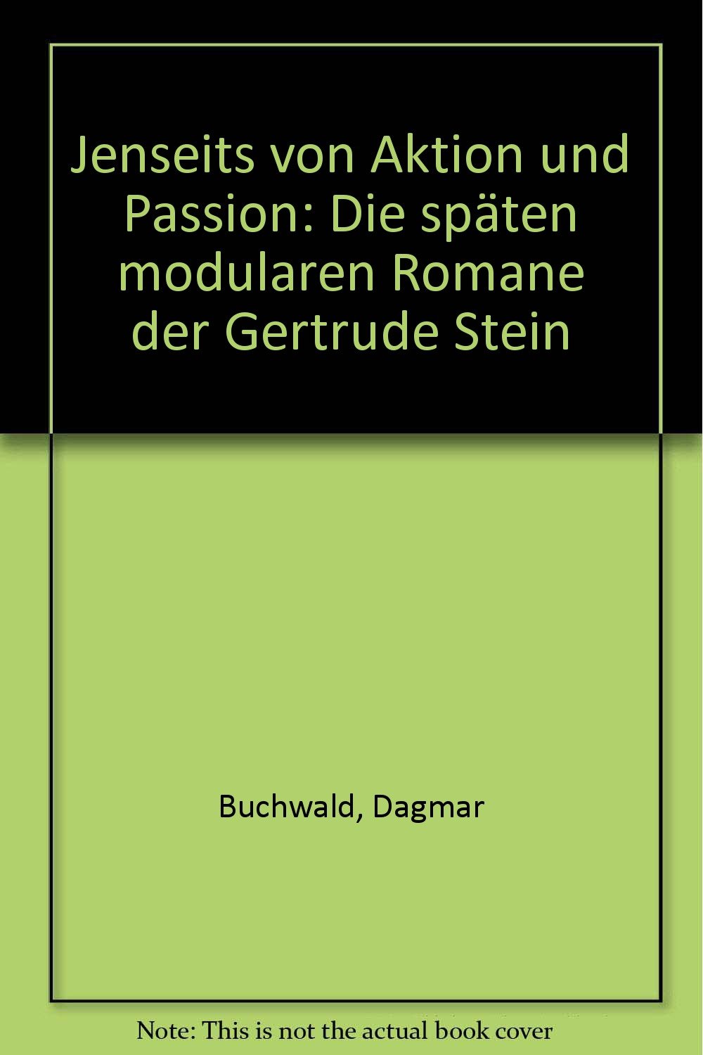 Jenseits von Aktion und Passion