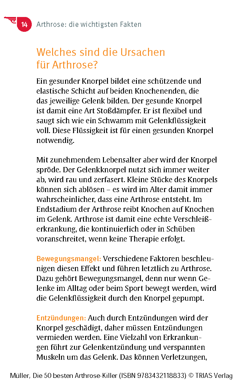 Die 50 besten Arthrose-Killer Die 50 besten Arthrose-Killer