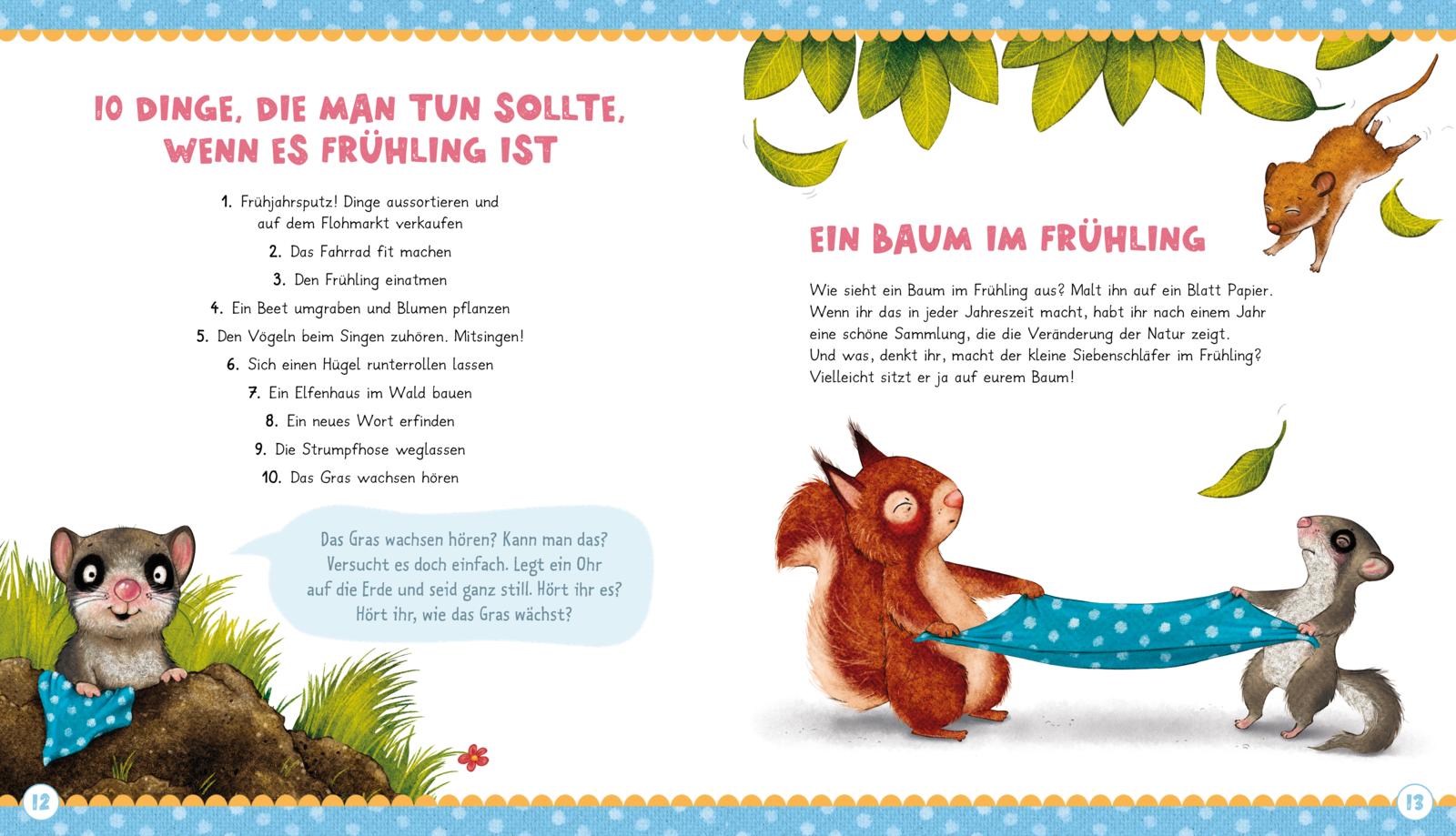 Der kleine Siebenschläfer: Das machen wir im Frühling!