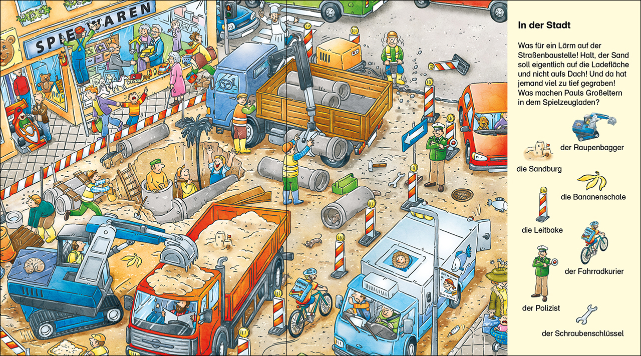 Suche und finde! - Auf der Baustelle