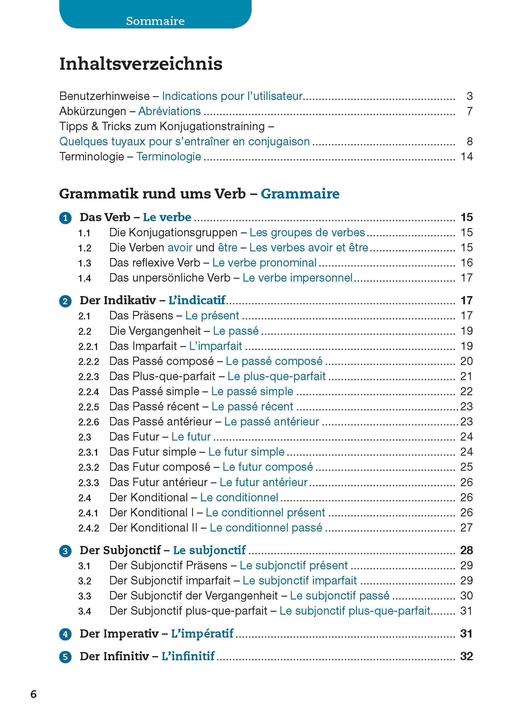 Langenscheidt Verbtabellen Französisch