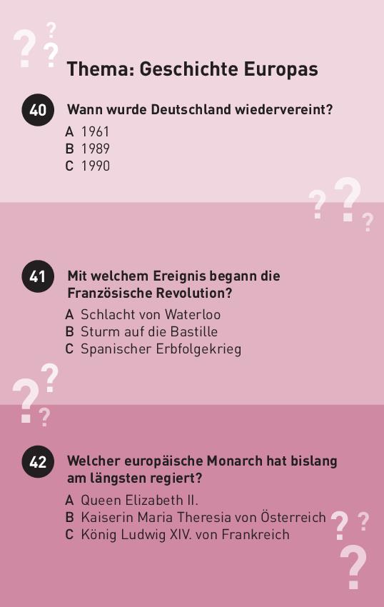Das große Generationen-Quiz I ab 10 Jahren