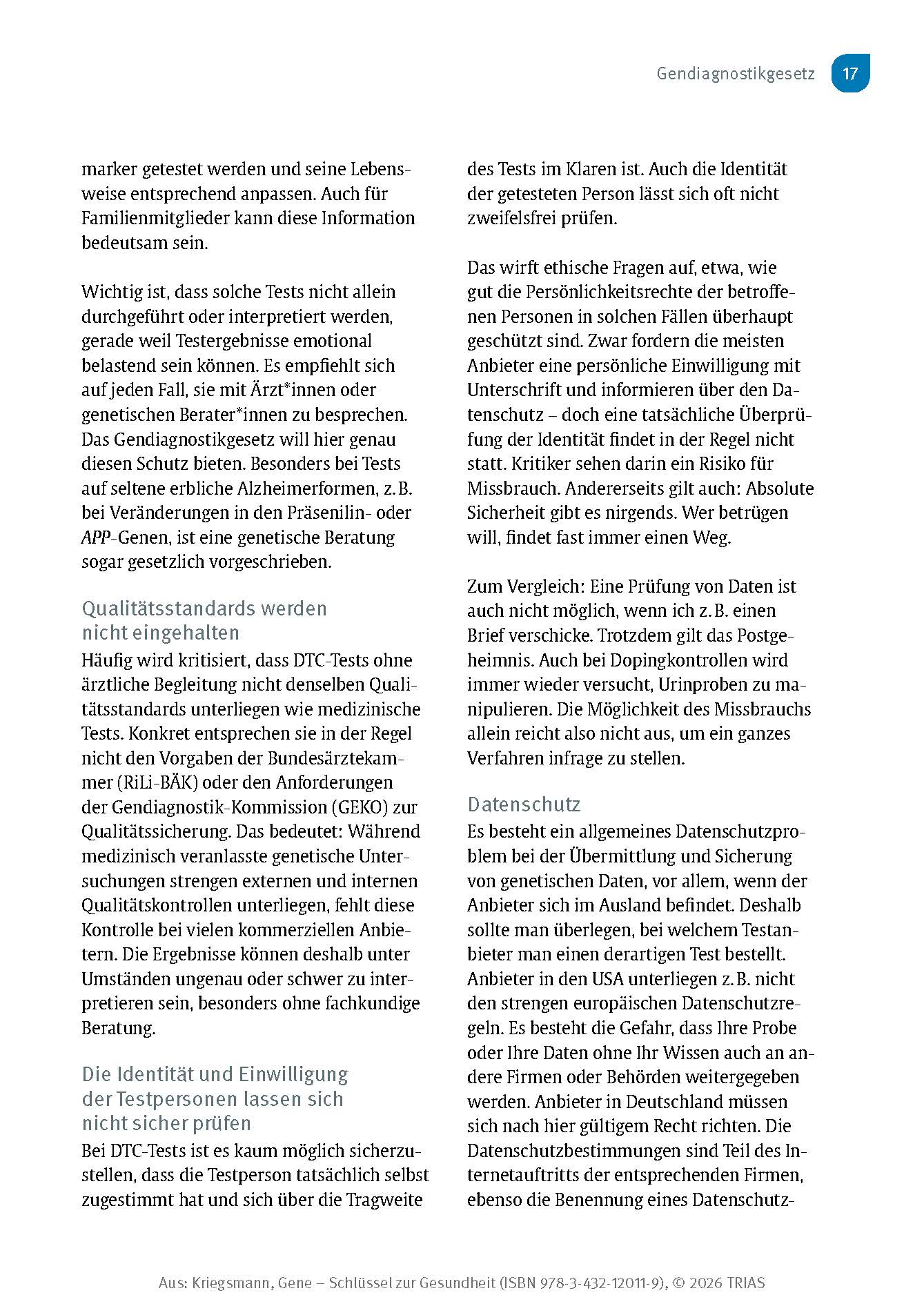 Gene - Schlüssel zur Gesundheit