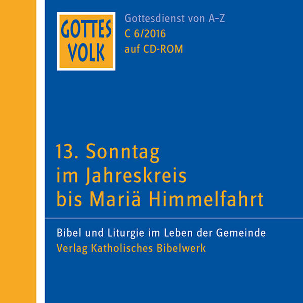 Gottes Volk LJ C6/2016 CD-ROM