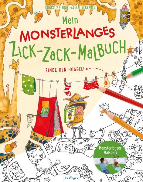 Mein Monsterlanges Zick Zack Malbuch Finde Den Hoggel