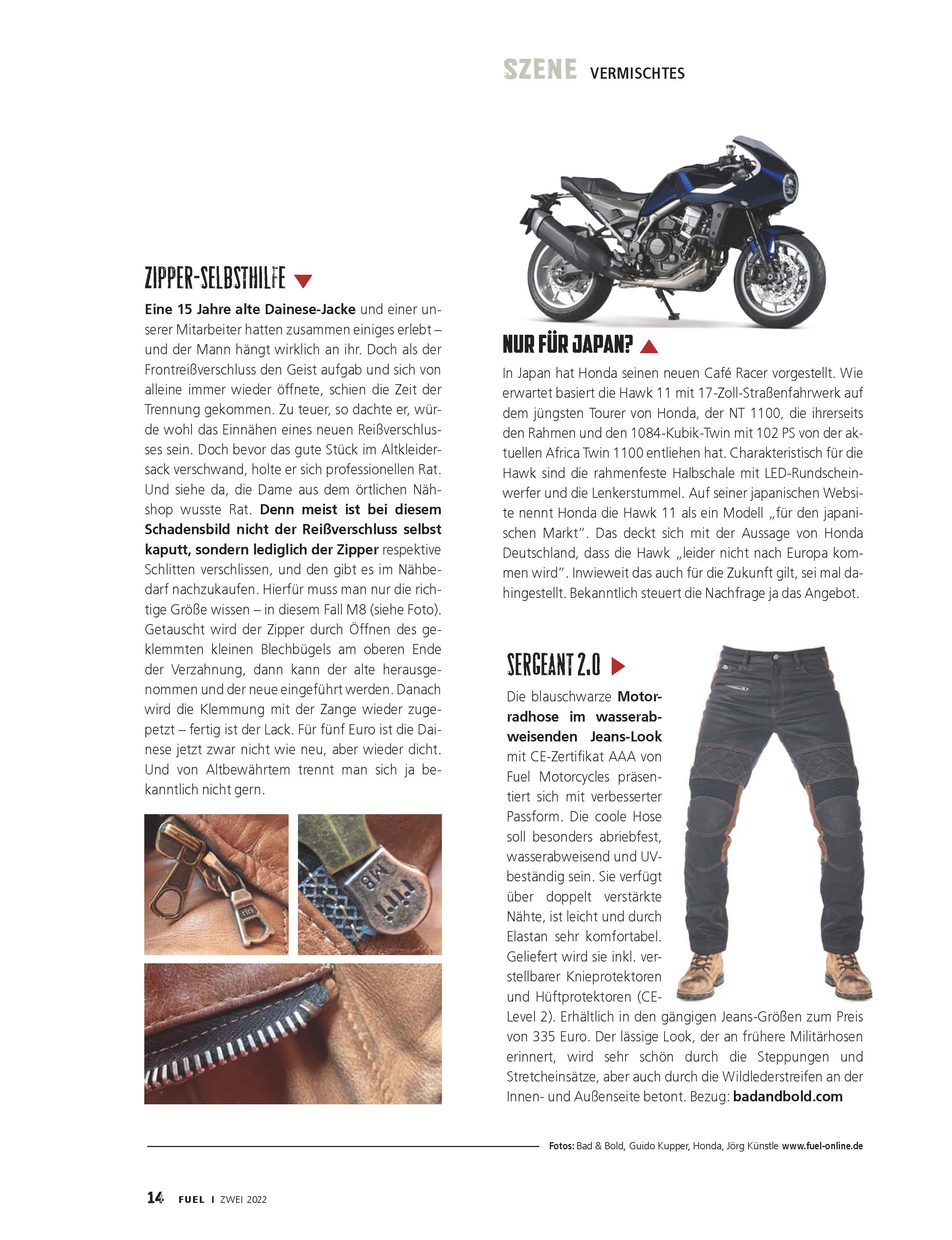 FUEL - Motorrad & Leidenschaft - Zwei 2022