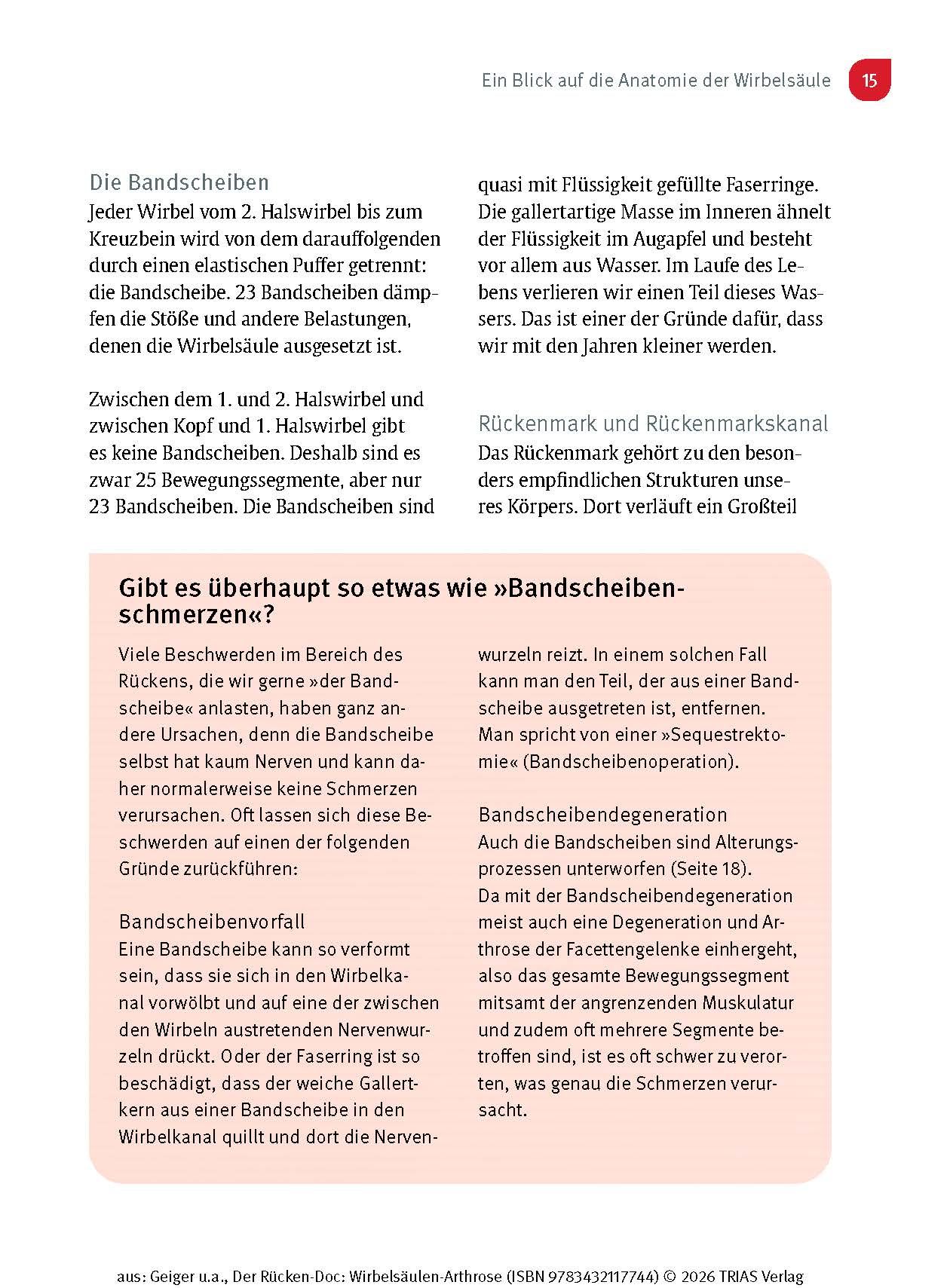 Der Rücken-Doc: Wirbelsäulen-Arthrose