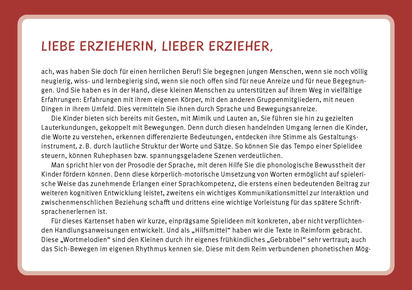 Wir lauschen, sprechen, hüpfen Wir lauschen, sprechen, hüpfen