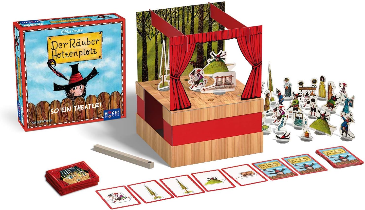 Der Räuber Hotzenplotz-So ein Theater Brettspiel, bunt Der Räuber Hotzenplotz-So ein Theater Brettspiel, bunt