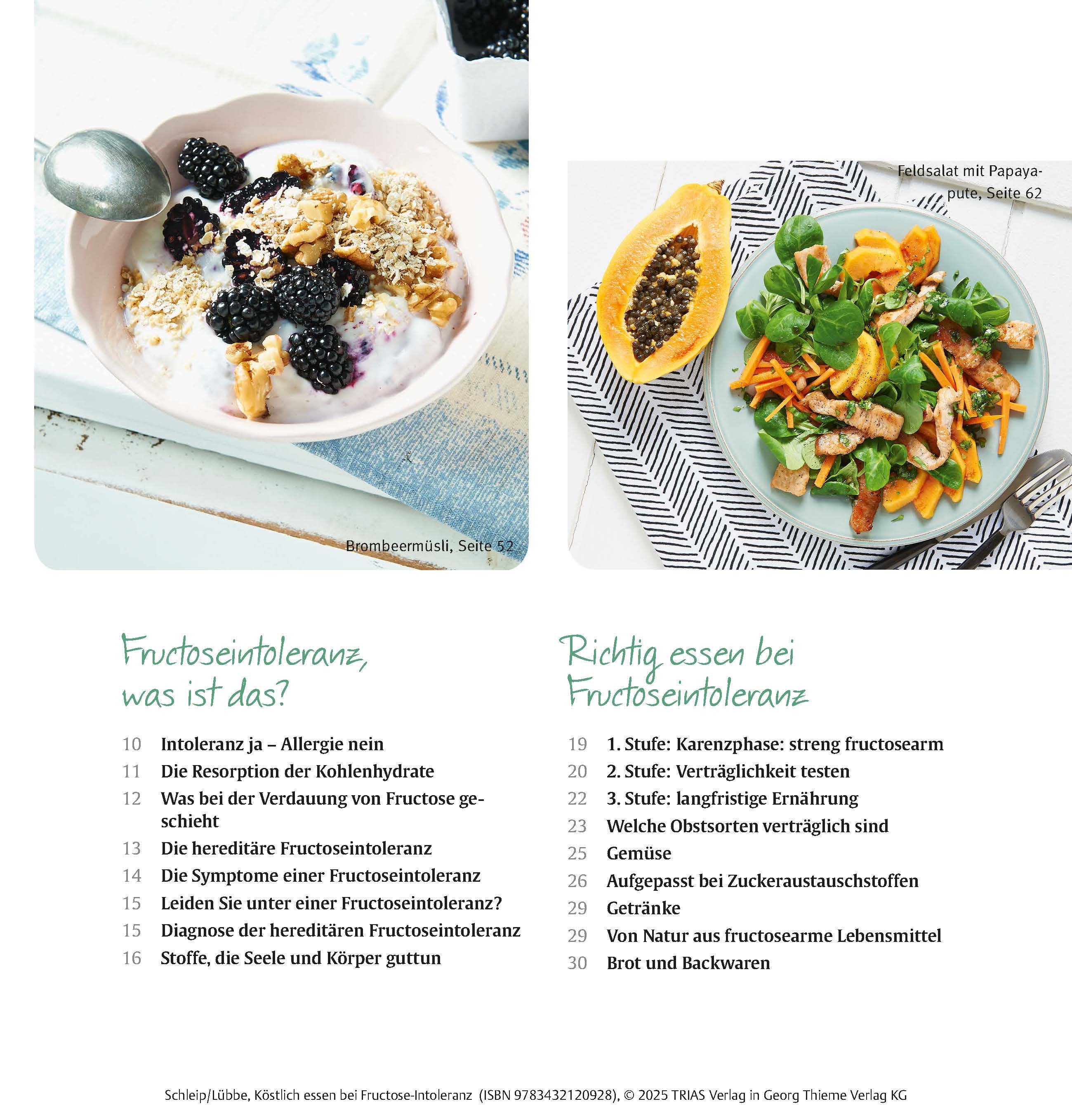 Köstlich essen Fructoseintoleranz
