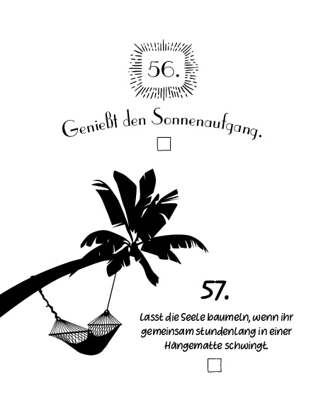 Die Bucket List für Honeymooner