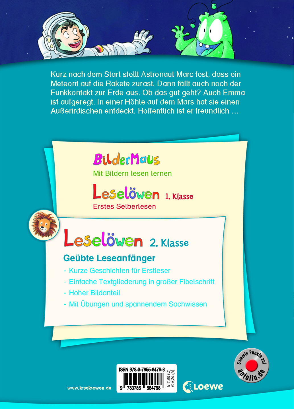 Leselöwen 2. Klasse - Astronautengeschichten