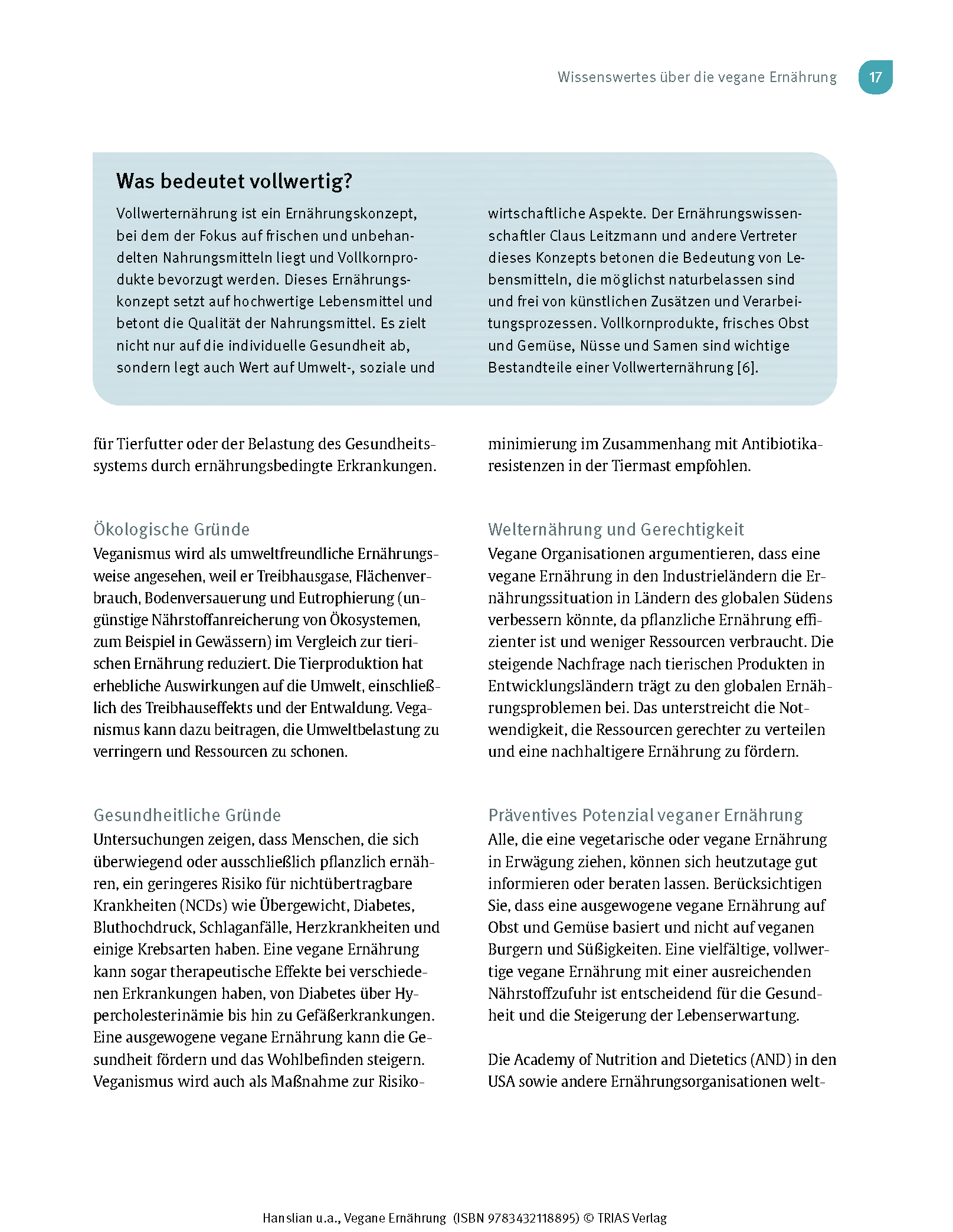 Medical Cooking: Vegane Ernährung