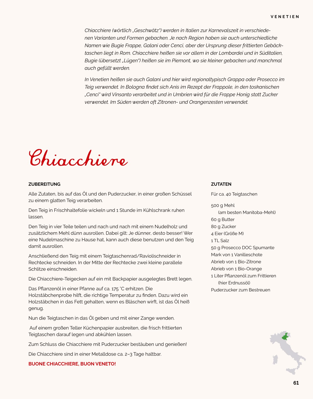Amore per Gusto - Kochbuch Italien