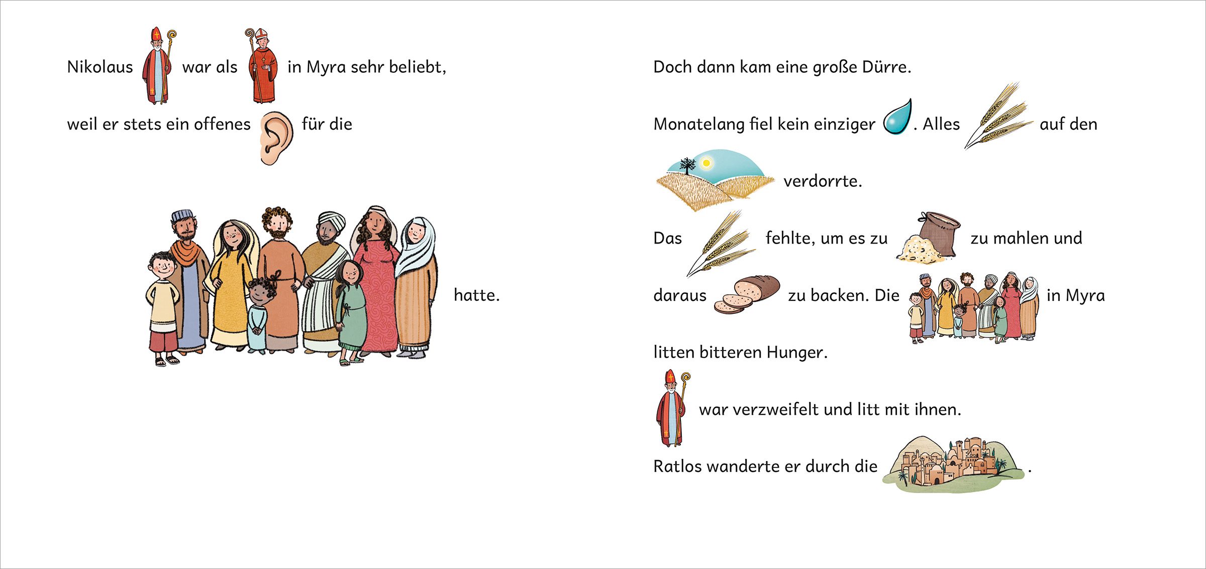 Einer, der Gutes tat ... Die Geschichte von Nikolaus in Bildwörtern Einer, der Gutes tat ... Die Geschichte von Nikolaus in Bildwörtern