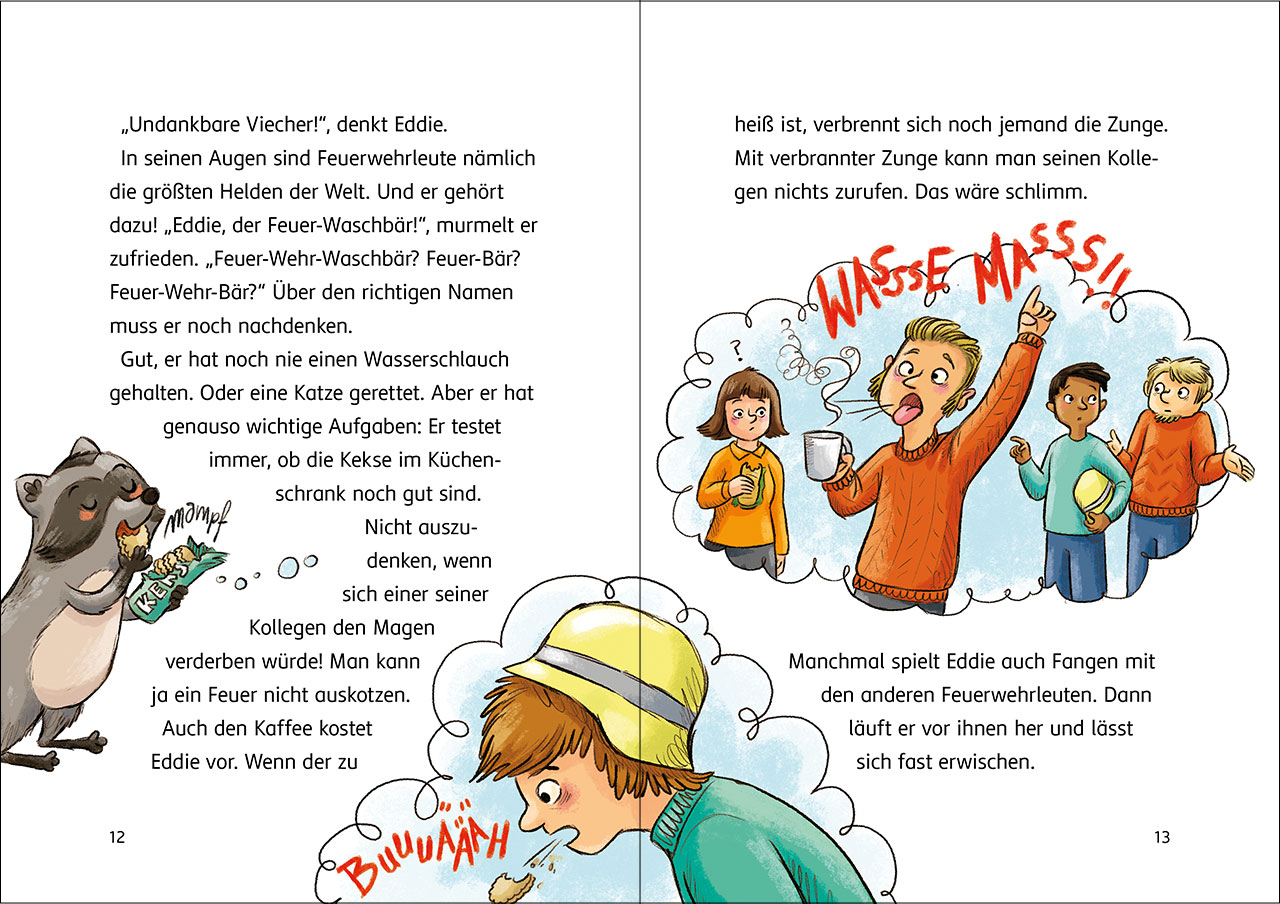 Die Tier-Feuerwehr (Band 1) - Ein Waschbär greift ein