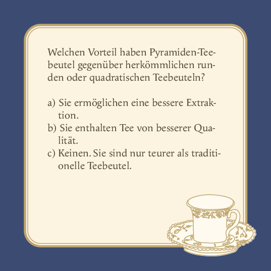Das Tee-Quiz Das Tee-Quiz