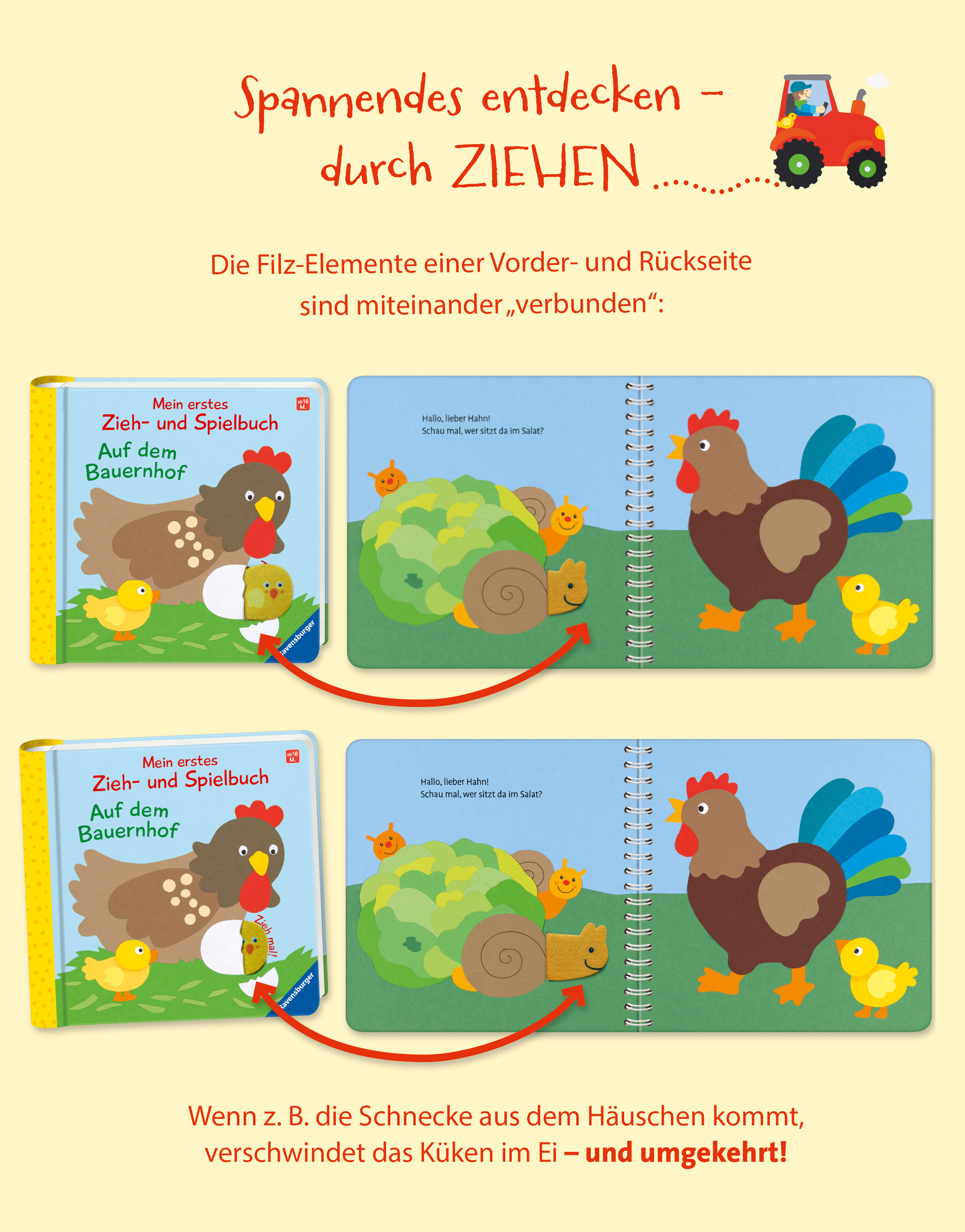 Mein erstes Zieh- und Spielbuch: Auf dem Bauernhof Mein erstes Zieh- und Spielbuch: Auf dem Bauernhof