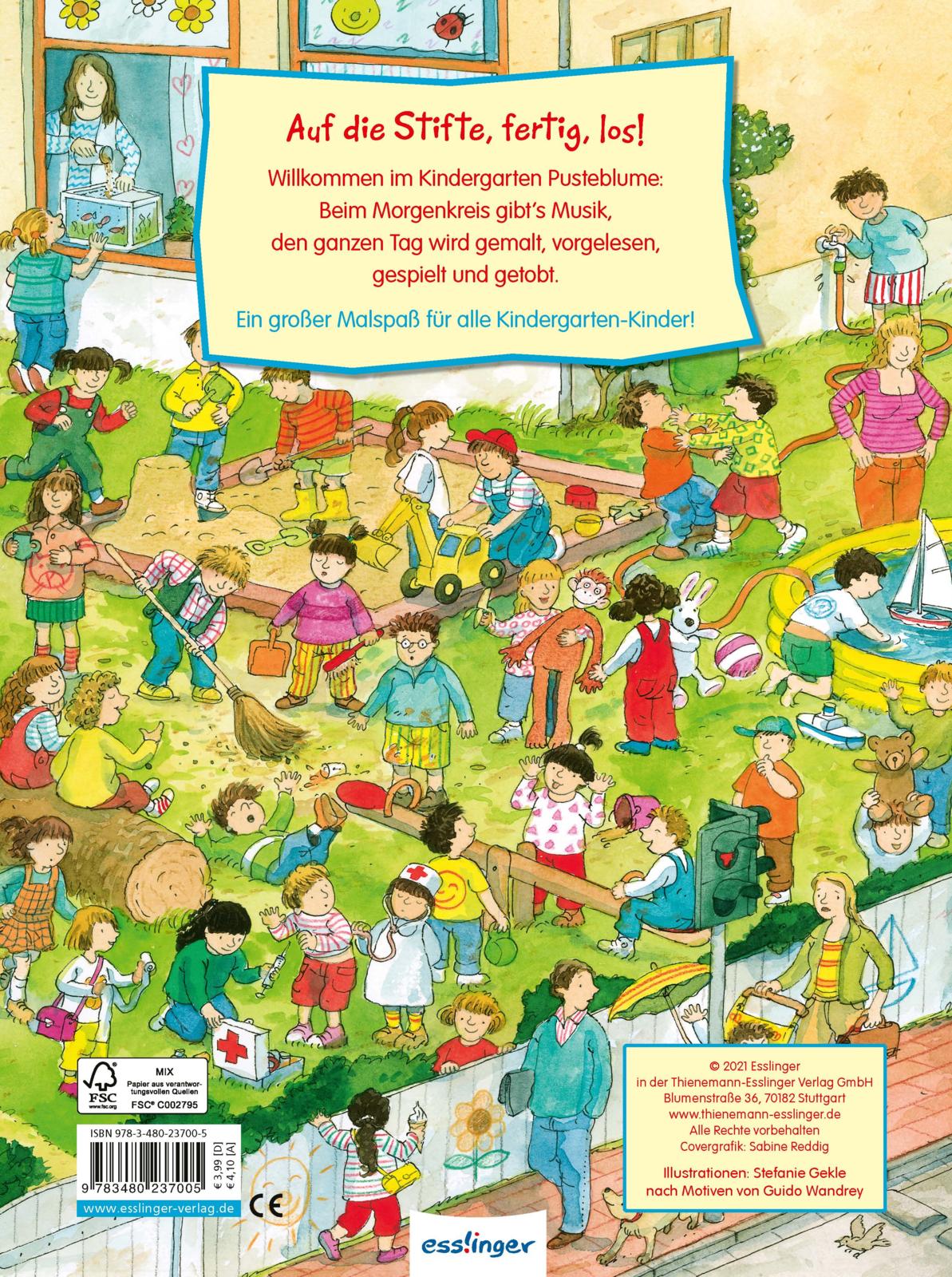Mein Lieblings-Malbuch – Im Kindergarten