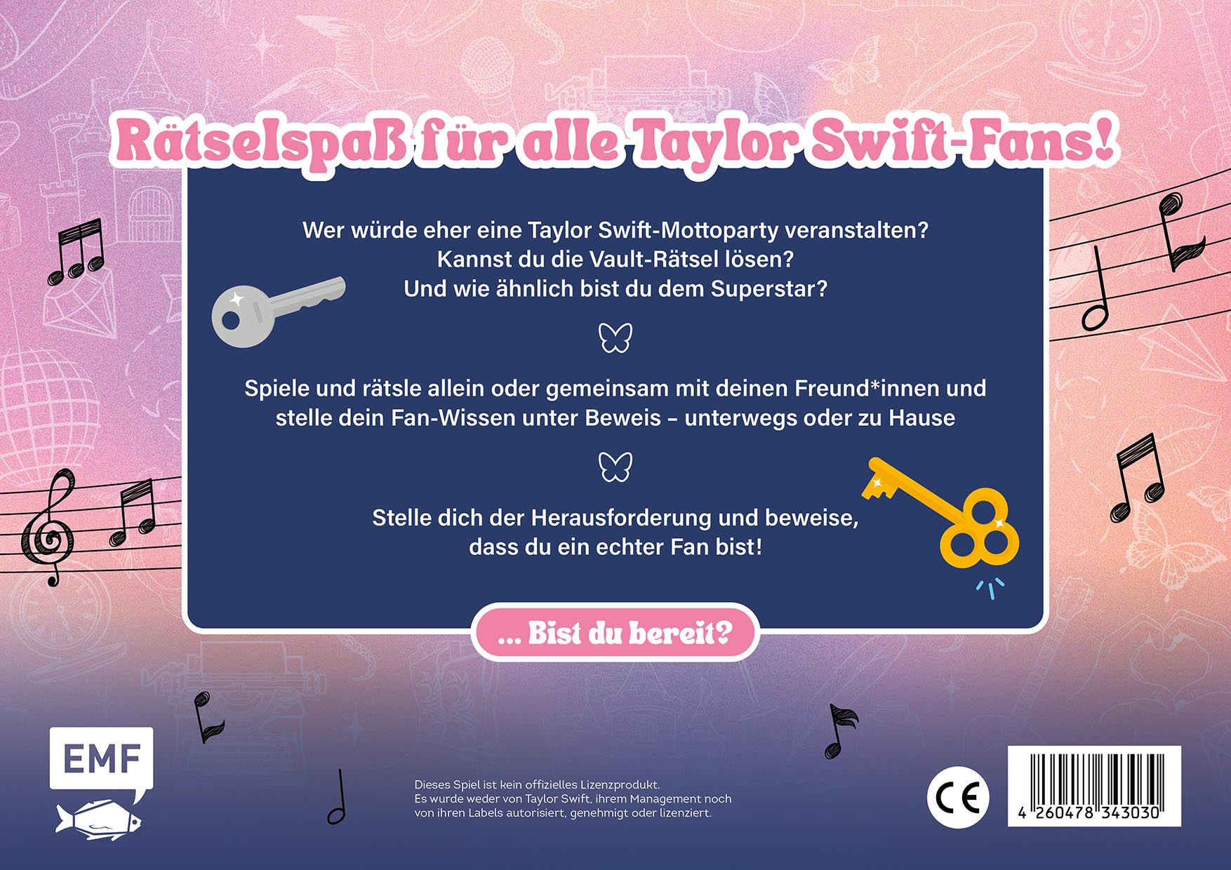 Der inoffizielle Rätsel- und Kreativblock für Taylor Swift-Fans Der inoffizielle Rätsel- und Kreativblock für Taylor Swift-Fans