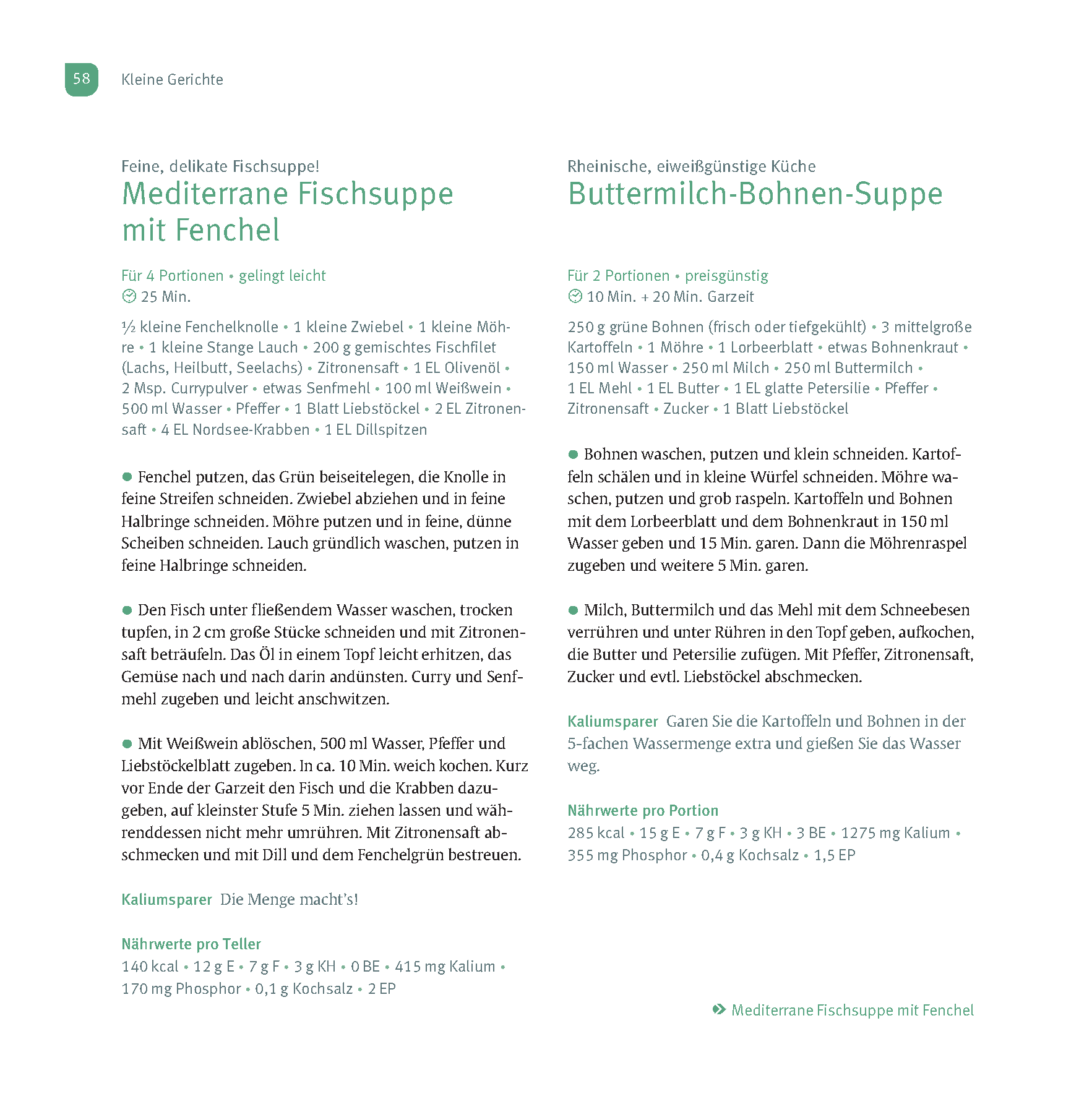 Köstlich essen Nierenerkrankungen