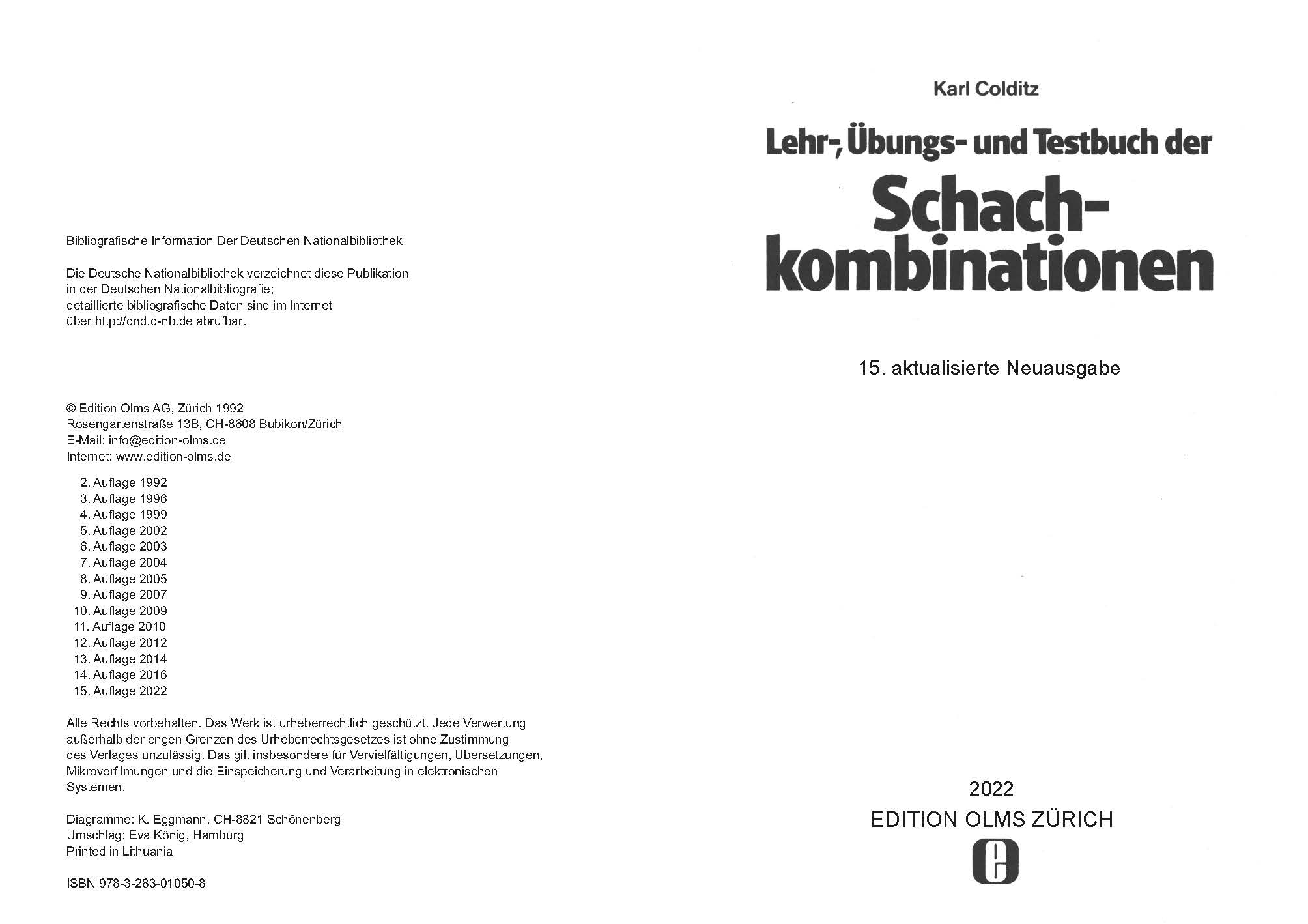 Lehr-, Übungs- und Testbuch der Schachkombinationen Lehr-, Übungs- und Testbuch der Schachkombinationen