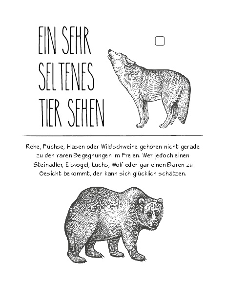 Bucket List für Wanderer