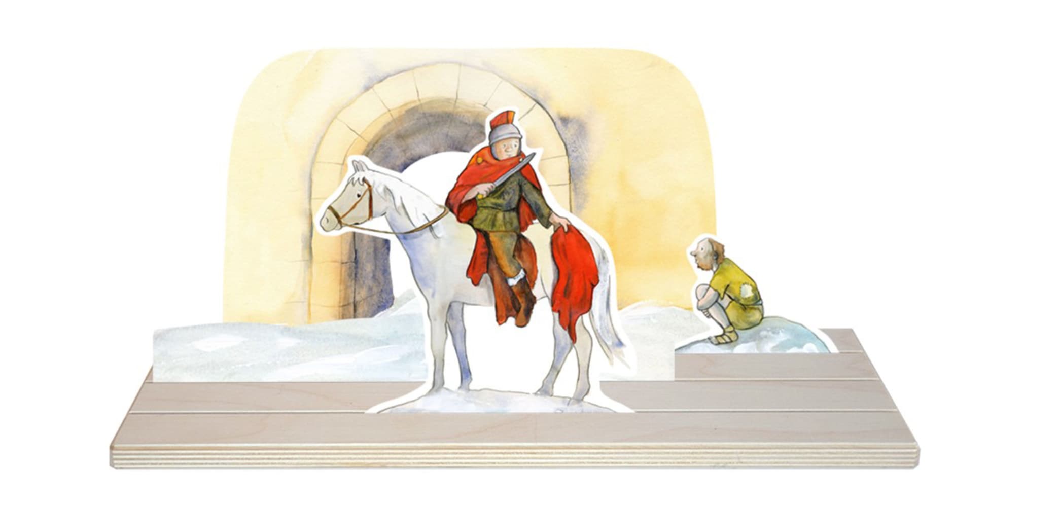 Sankt Martin. Erzählschienen-Figurenset