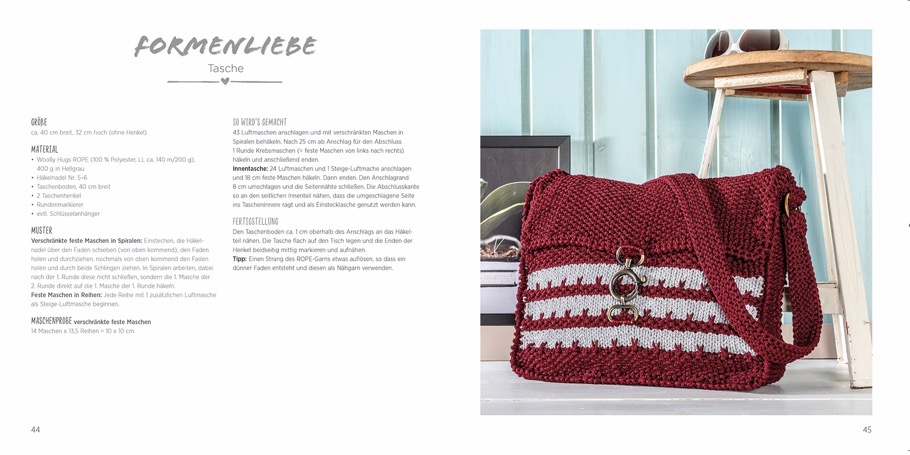 Woolly Hugs Taschen & Wohn-Deko stricken aus ROPE-Garn