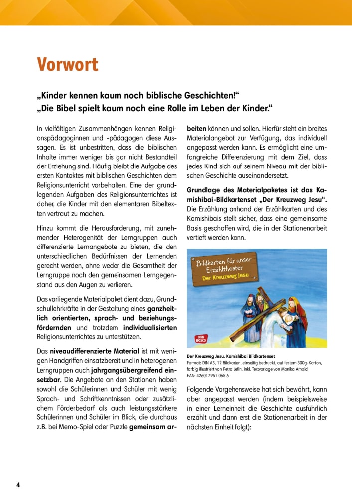Arbeitsmaterial Grundschule. Stationenlernen Religion: Der Kreuzweg Jesu
