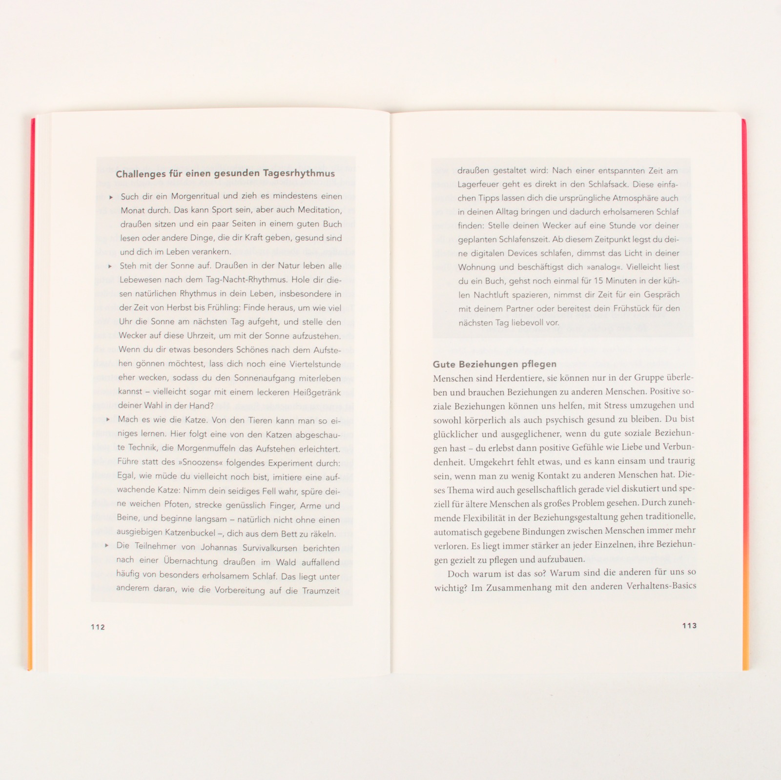 Leben geht nur vorwärts