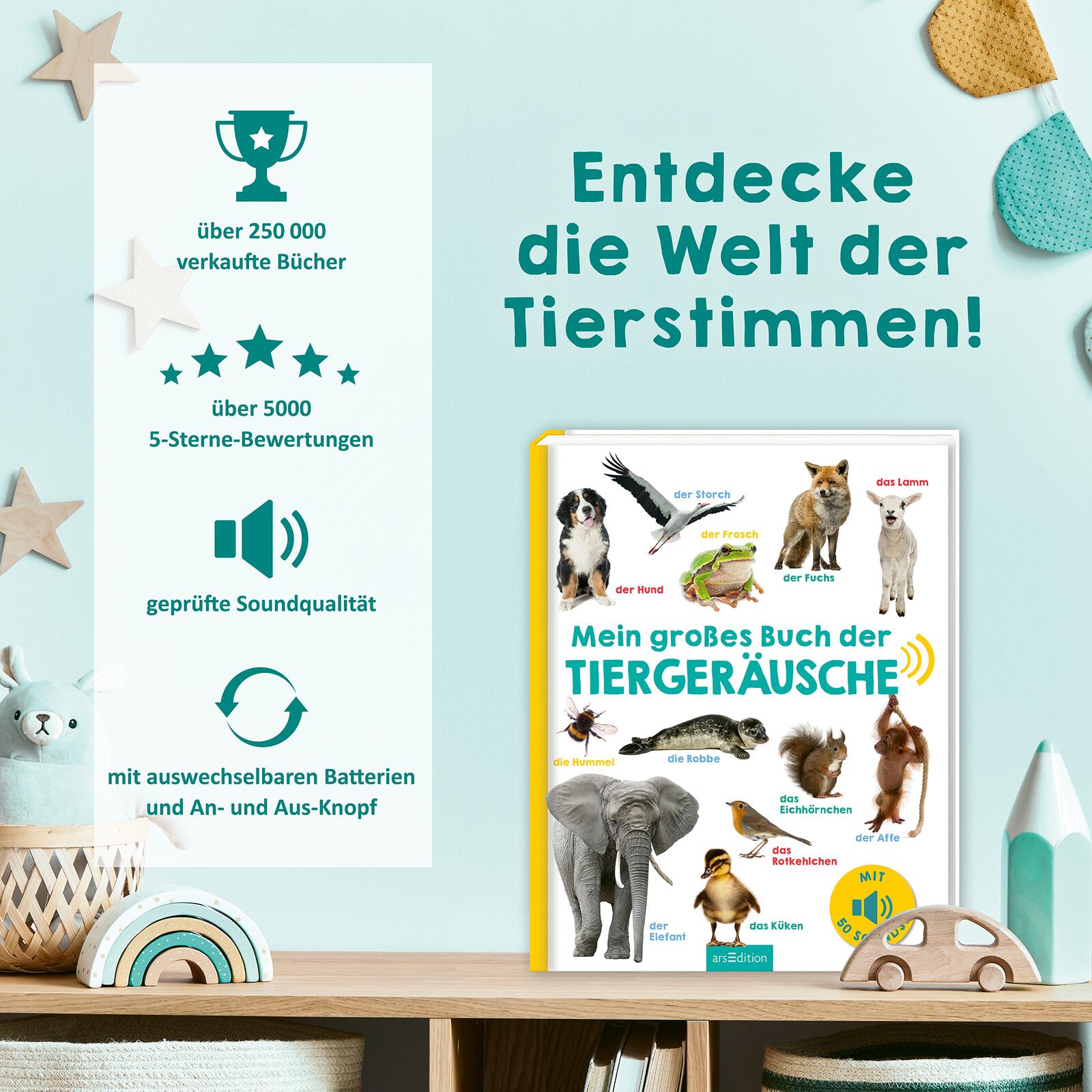 Mein großes Buch der Tiergeräusche Mein großes Buch der Tiergeräusche