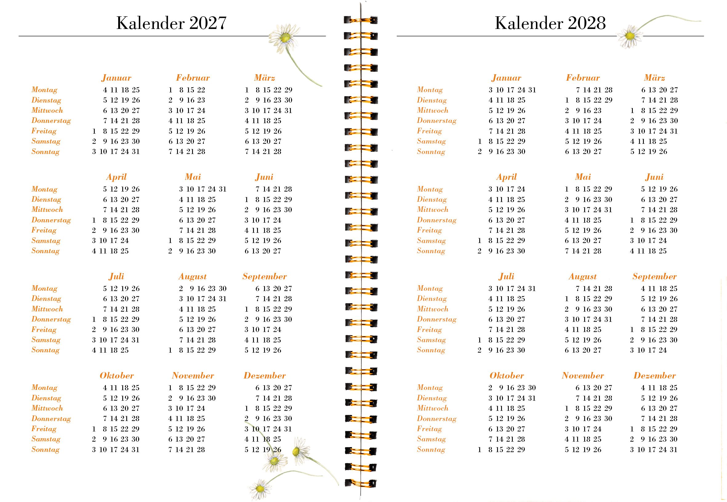 Naturkalender 2027