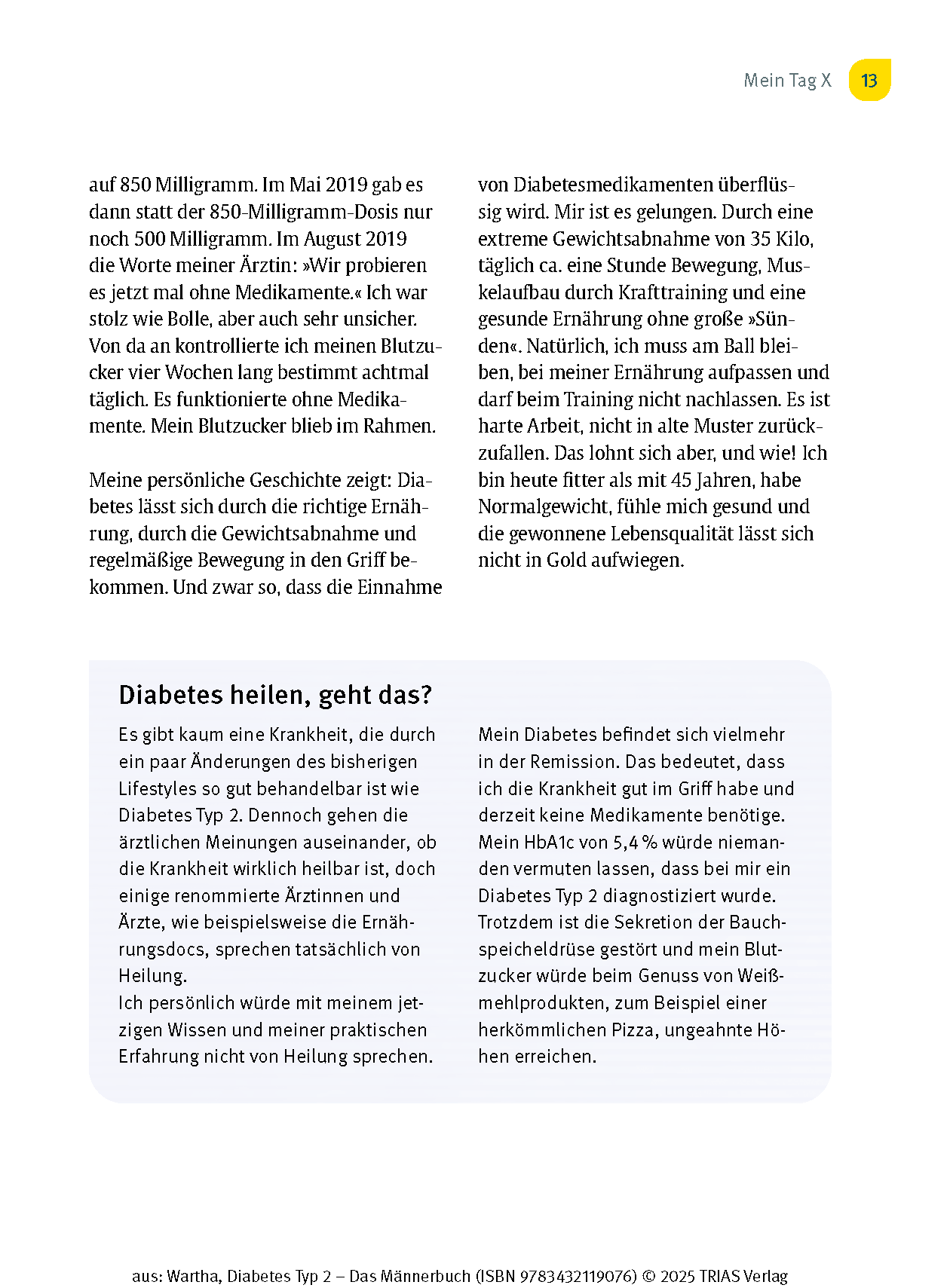 Diabetes Typ 2 - Das Männerbuch